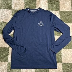Southern Tide Classic Navy Long Sleeve Tee men’s size M